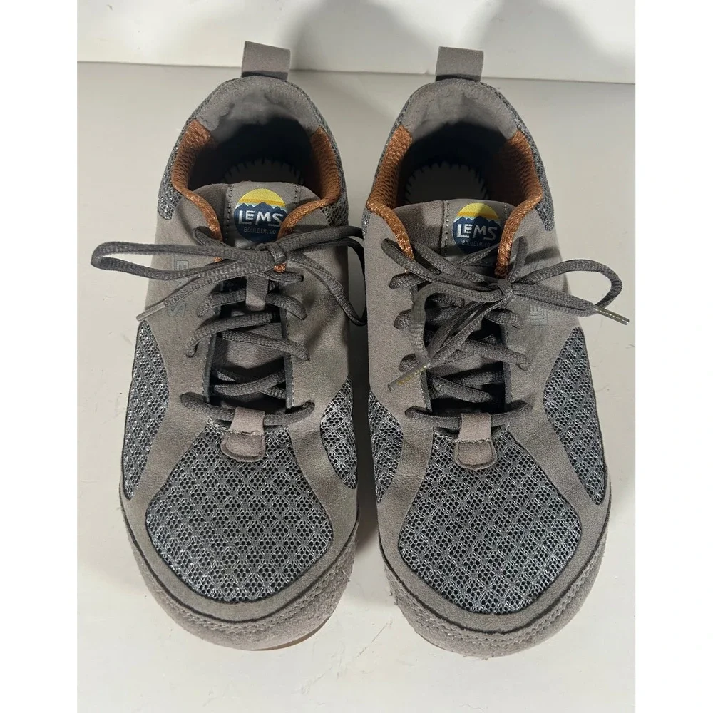 Lems Primal 2 Slate Gray Minimalist Barefoot Shoes Mens 8 Womens 9.5 LM190107